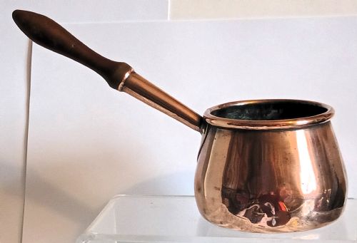 fig 2. Antique English Georgian Copper Brandy Warmer