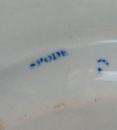 fig 2. Georgian Blue & White Transfer