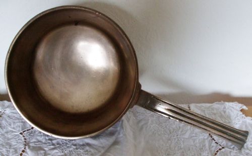 ANTIQUE ENGLISH GEORGIAN BRONZE SKILLET POSNET - ADDITIONAL PHOTO 1
