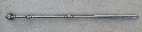 fig 1. Set of Three Antique English Georgian Steel Fire Irons