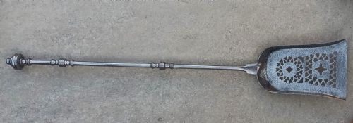 fig 2. Set of Three Antique English Georgian Steel Fire Irons