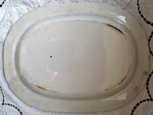 fig 1. Antique English Georgian Blue and White Transfer