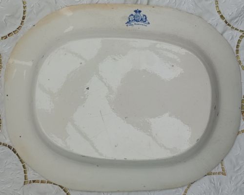 fig 1. Antique English Georgian Blue and White Transfer 
