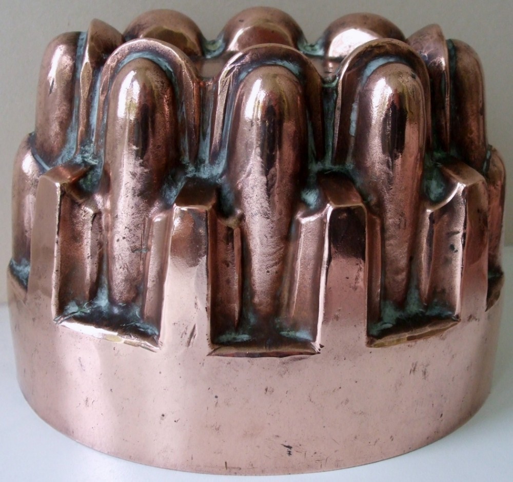 Antique English Victorian Copper Jelly Mould