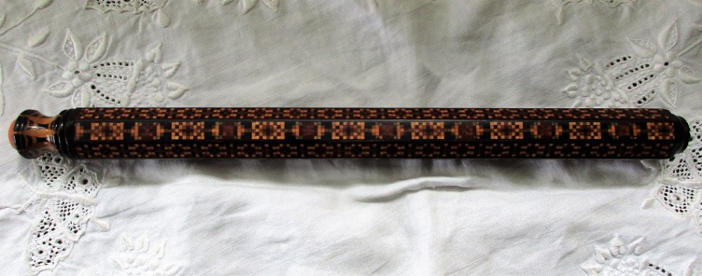 Antique English Victorian Tunbridge Ware Desk Accessory