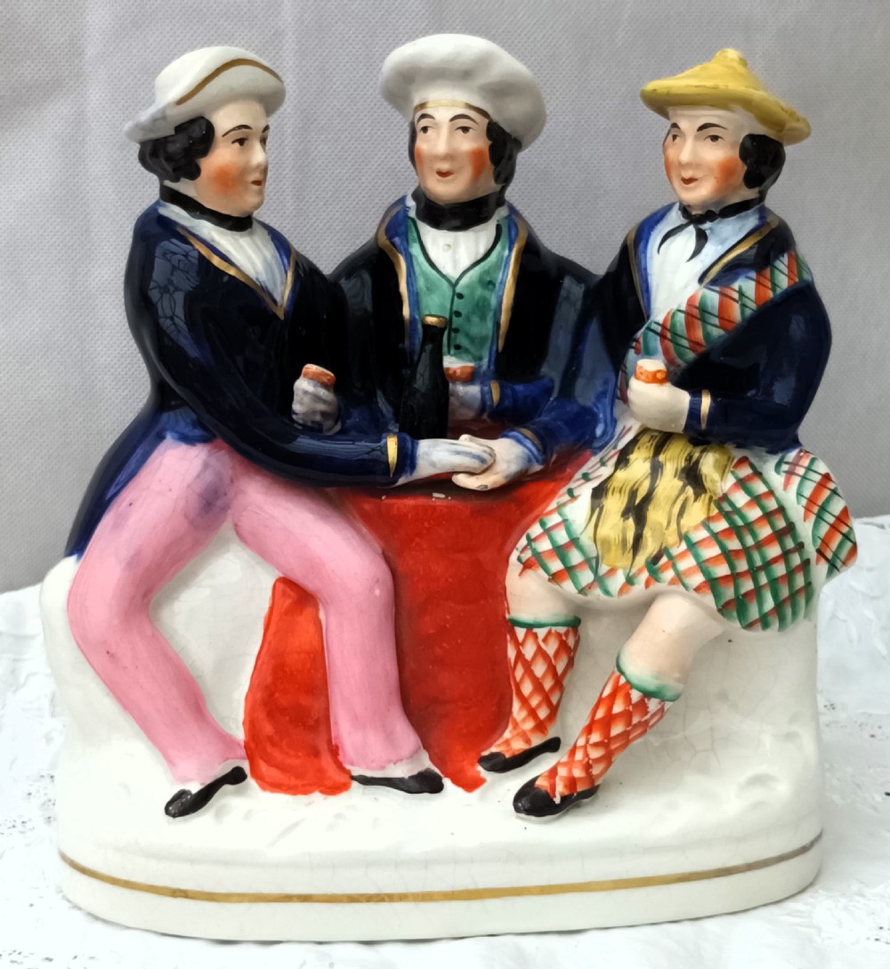 Antique Victorian Staffordshire Figure 