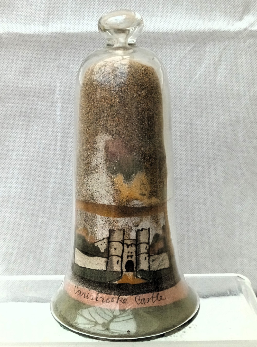 Antique Victorian Alum Bay Sand Bell