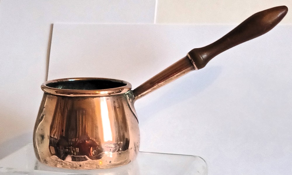 Antique English Georgian Copper Brandy Warmer