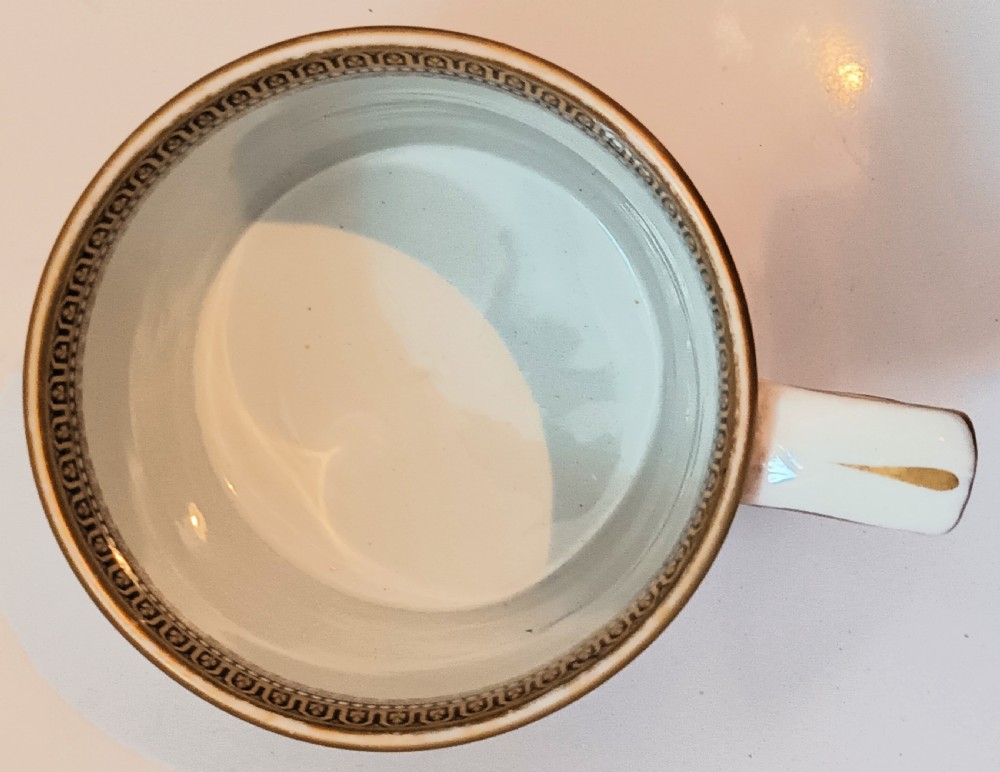 Antique English Victorian Pratt-ware Pint Pottery Mug View III