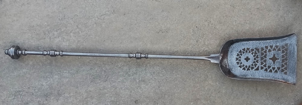 Set of Three Antique English Georgian Steel Fire Irons View III