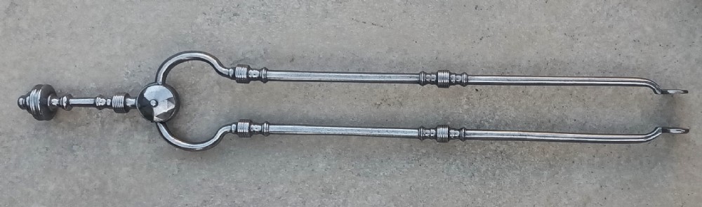 Set of Three Antique English Georgian Steel Fire Irons View V