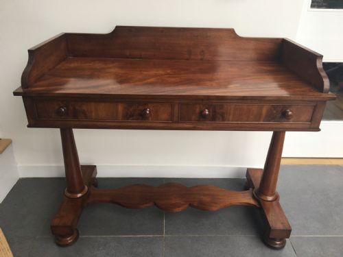 Mid 19thc Mahogany Side Table with Raised Surround C1860