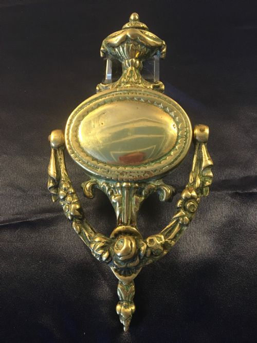 Early 19thc Regency Brass Door Knocker C1820