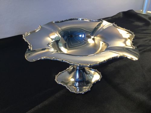 Edwardian Silver Pedestal Tazza Edinburgh 1910 Fenton Russell