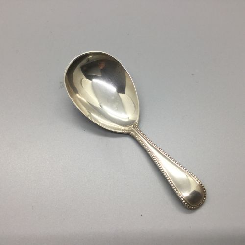 Victorian Silver Tea Caddy Spoon London 1895