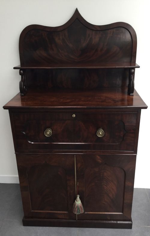 fig 1. Late Regency mahogany chiffonier with cellarette c1830