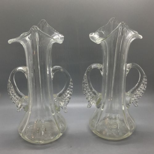 Late 19thc Pair of Art Nouveau Style Vases C1890
