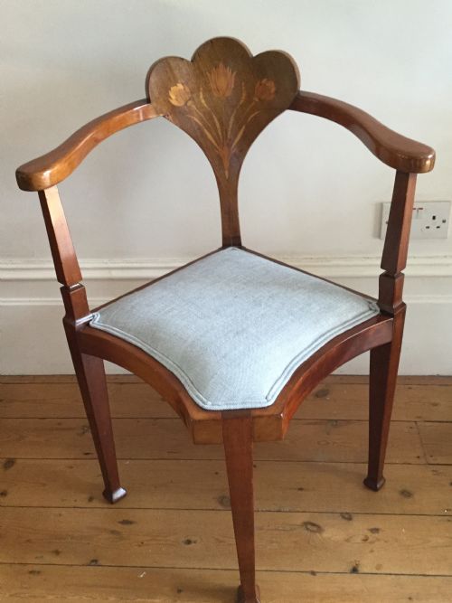 Edwardian Mahogany Tub Chair C1900