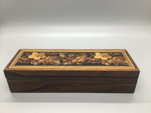 19thc Tunbridgeware Rosewood Trinket Box C1860
