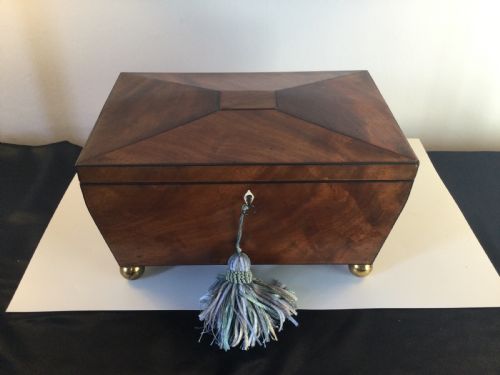 Regency Mahogany Work Box C1820