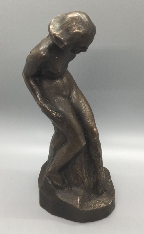 Art Deco Era Continental Bronze Figure C1920