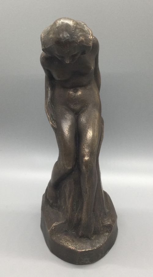 fig 1. Art Deco era continental bronze figure c1920