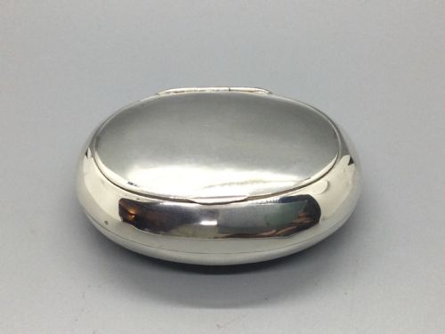 Edwardian Silver Snuff Box Birmingham 1903 Henry Cook