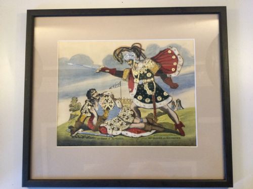 Georgian Theatrical Tinsel Picture C1830