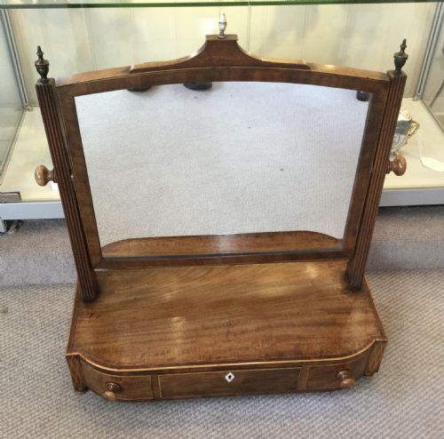 Georgian Mahogany Toilette Mirror C1810