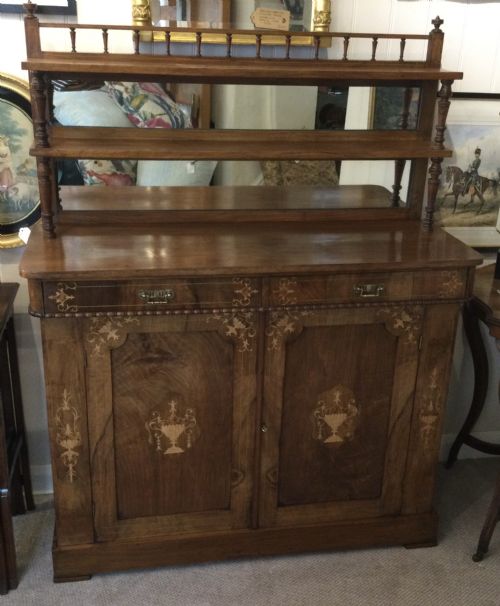 Victorian Walnut Chiffonier Sideboard C1870