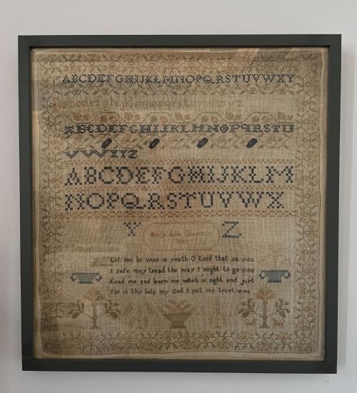 Early 19thc Sampler by Mary Ann Chapman C1820