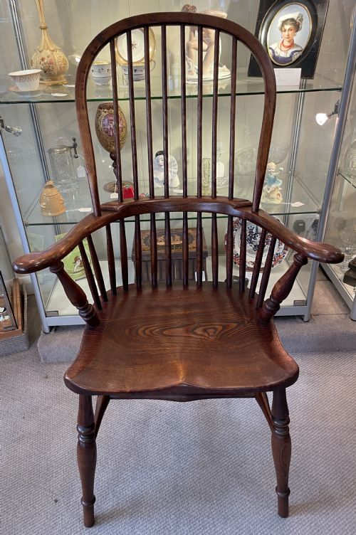 Late 19thc Ash and Elm Hoop and Stick Back Chair C1880
