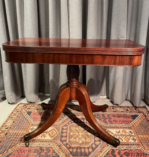Georgian Mahogany Folding Side Tea Table C1820