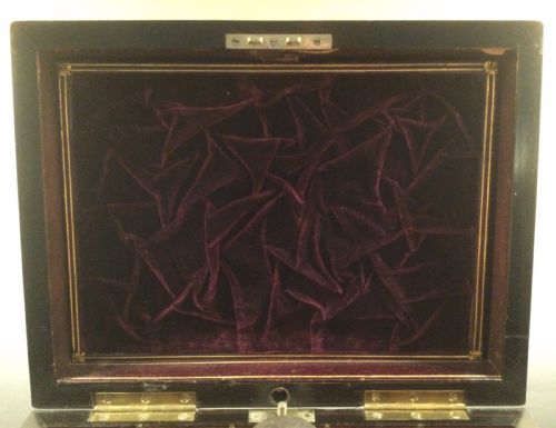 EARLY VICTORIAN COROMANDEL AND MOTHER OF PEARL JEWELLERY BOX C1850 - ADDITIONAL PHOTO 3