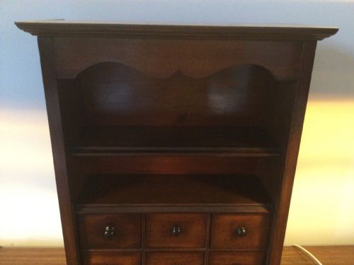 MID 19THC MAHOGANY SPICE APOTHECARY DRAWERS C1850 - ADDITIONAL PHOTO 4