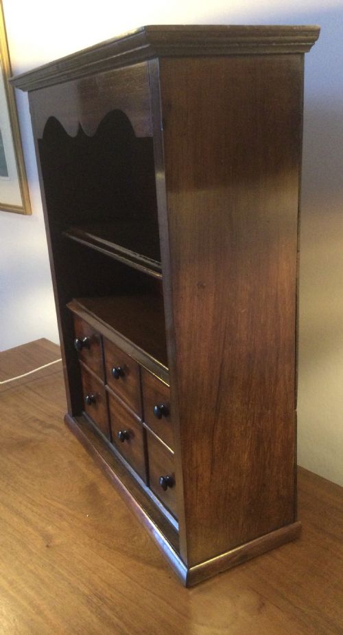 MID 19THC MAHOGANY SPICE APOTHECARY DRAWERS C1850 - ADDITIONAL PHOTO 7