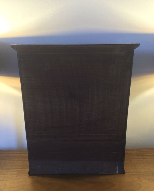 MID 19THC MAHOGANY SPICE APOTHECARY DRAWERS C1850 - ADDITIONAL PHOTO 9