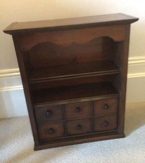 MID 19THC MAHOGANY SPICE APOTHECARY DRAWERS C1850 - ADDITIONAL PHOTO 11