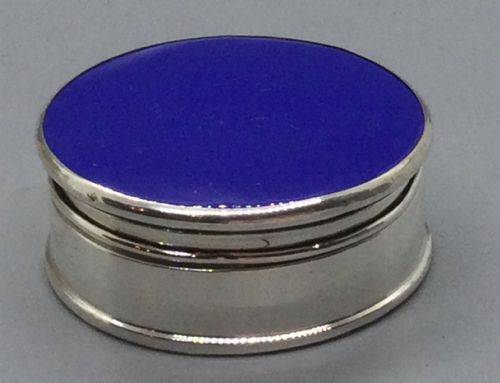 Art Deco Era Silver Enamel and Tortoiseshell Box Birmingham 1931