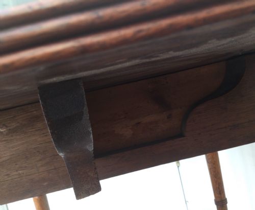 GEORGIAN MAHOGANY DROP LEAF SIDE TABLE C1800 - ADDITIONAL PHOTO 8