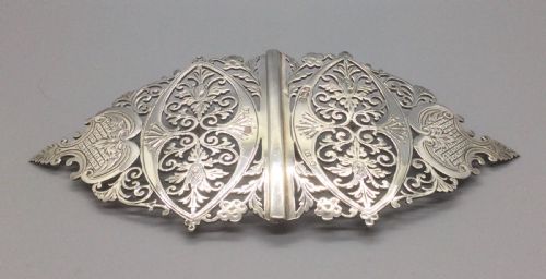 Edwardian Silver Nurses Buckle Sheffield 1902