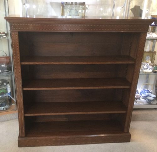 Edwardian Mahogany Adjustable Bookcase C1900