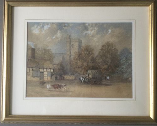 PAIR 19THC WATERCOLOURS ALFRED RIMMER 18291893 - ADDITIONAL PHOTO 1