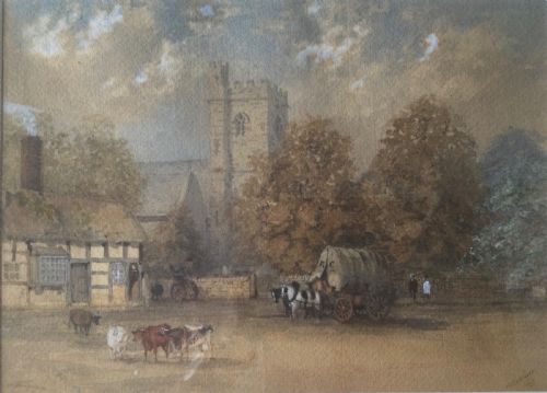 PAIR 19THC WATERCOLOURS ALFRED RIMMER 18291893 - ADDITIONAL PHOTO 2