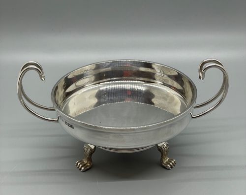 DECO ERA PAIR SILVER BONBON BOWLS DISHES SHEFFIELD 1930 AND 1933 - ADDITIONAL PHOTO 12