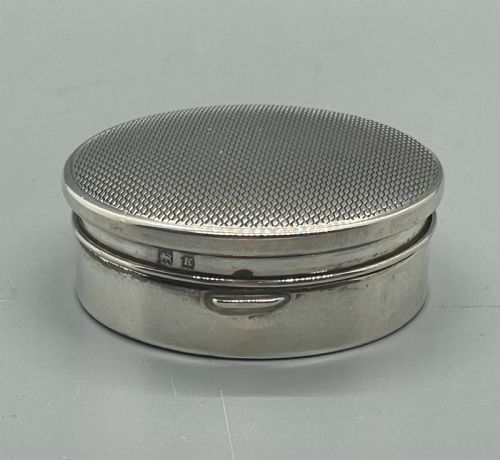 Deco Era Silver Pill Box Birmingham 1934