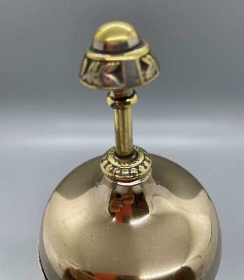 LATE VICTORIAN DESK COUNTER RECEPTION BELL C1880 - ADDITIONAL PHOTO 5