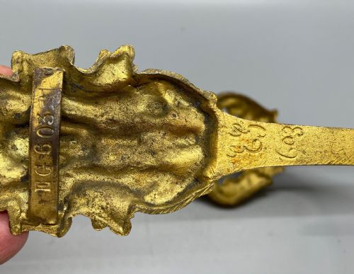 LATE 19THC PAIR FRENCH ORMOLU CURTAIN TIES C1880 - ADDITIONAL PHOTO 7