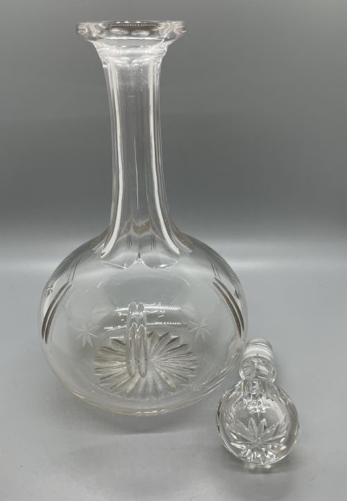 QUALITY VICTORIAN PAIR CRYSTAL DECANTERS C1870 - ADDITIONAL PHOTO 11