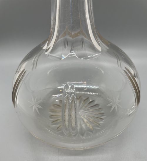 QUALITY VICTORIAN PAIR CRYSTAL DECANTERS C1870 - ADDITIONAL PHOTO 12